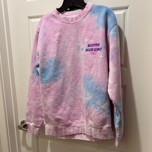 Black Pink x Selena Gomez Ice Cream Tie Dye Sweatshirt
